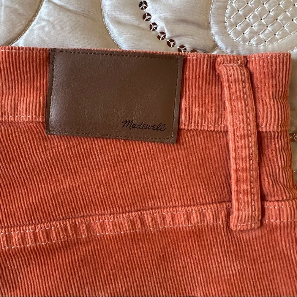 Madewell Corduroy Classic Straight Leg Jean Pants NEW Size 35 - Picture 7 of 10